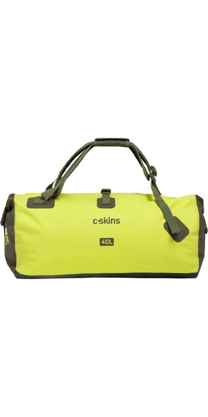 2026 C-Skins Storm Chaser 40L Dry Duffel Bag C-DBDSC40 - Flash Green